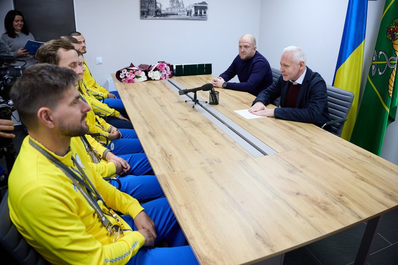 Терехов привітав харківських чемпіонів Дефлімпійських ігор 2025 року